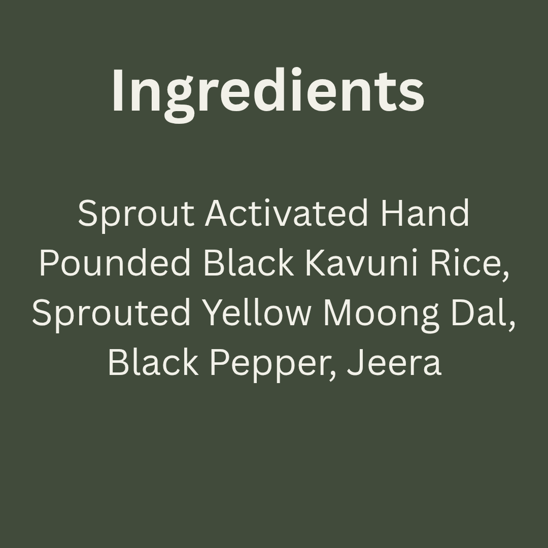 Karupu Raja Kanji - Ideal For Diabetic-Friendly Diets