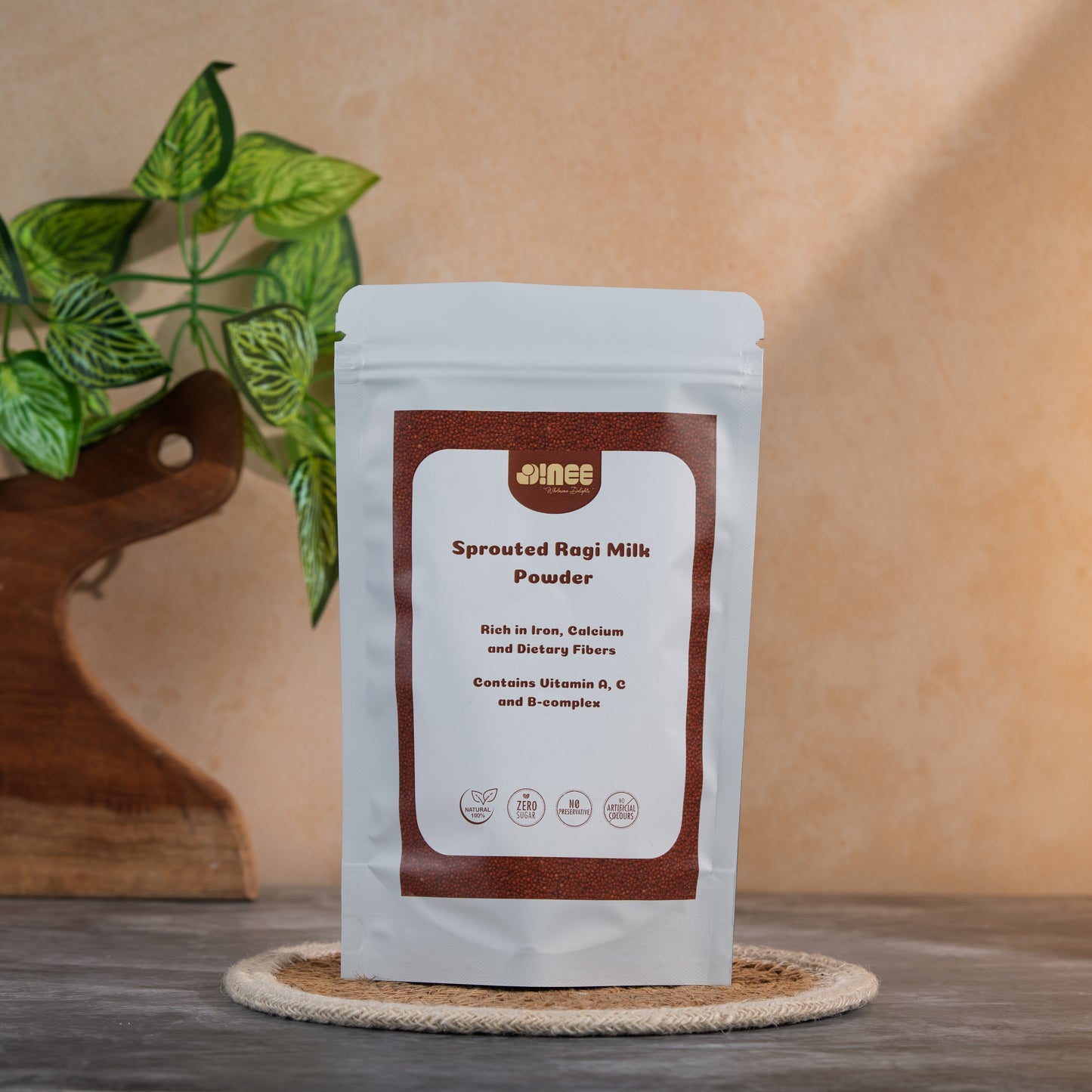 Sprouted Ragi Milk Powder - 100% Naturally Processed