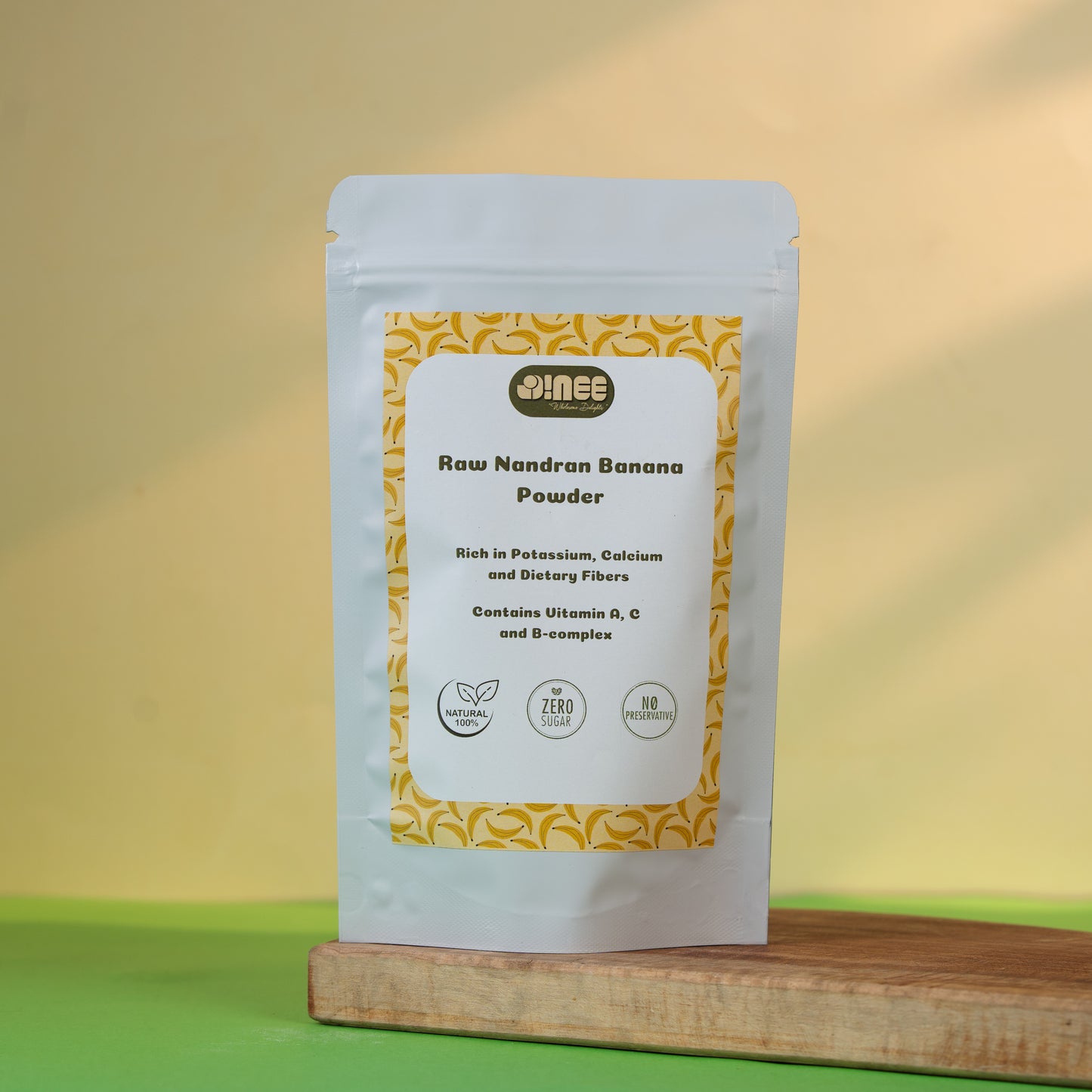 Raw Nendran Banana Powder - Supports Weight Gain - For 6 Months to 60 Years