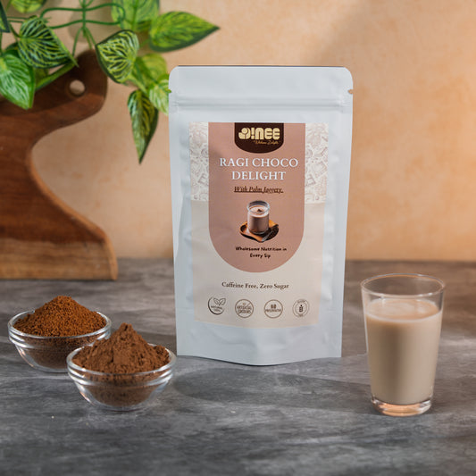 Ragi Choco Delight - A Wholesome Drink With The Twist Of Cocoa