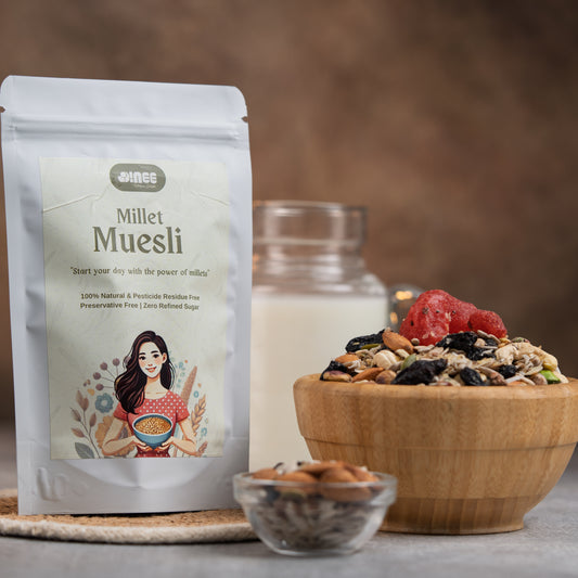 Sprouted Millet Muesli - Crunchy. Wholesome. Naturally Good - Just Real, Clean Ingredients To Fuel Your Day.